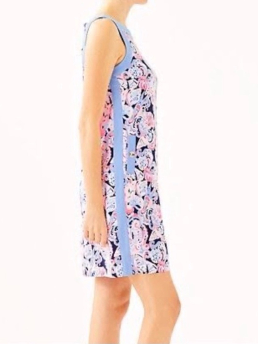 Lilly Pulitzer Angie Stretch Shift Dress | Size 00 | Palm Beach Perfection 🌴🩷🐚 - Picture 3 of 7